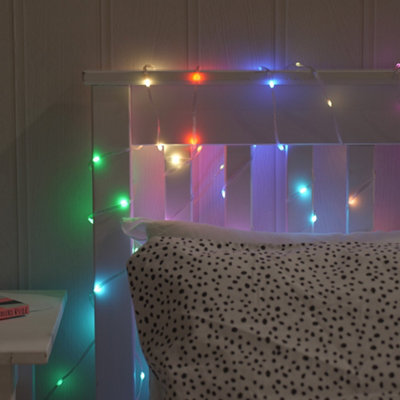 ValueLights 10M Smart RGBIC LED Fairy Strings Lights, IP65 Waterproof, WiFi Garden Lights with App Control and Music Sync