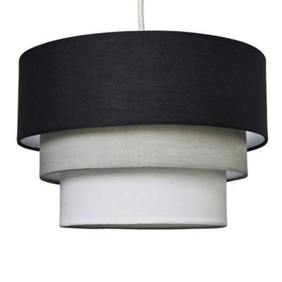 3 tier light store shade grey