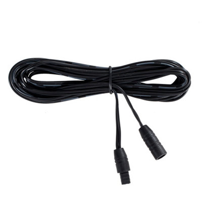 ValueLights 3M Black Extension Cable 15mm Decking Lights DIY at B&Q