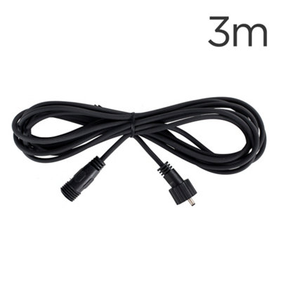 ValueLights 3M Black Extension Cable 40mm Decking Lights