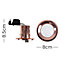 ValueLights 4 Pack Fire Rated Copper Effect GU10 Recessed Ceiling Downlights Spotlights
