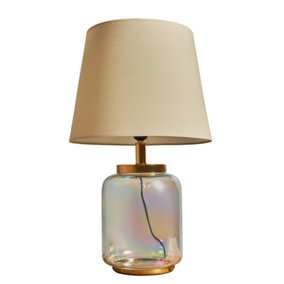 ValueLights Adria Clear Table Lamp
