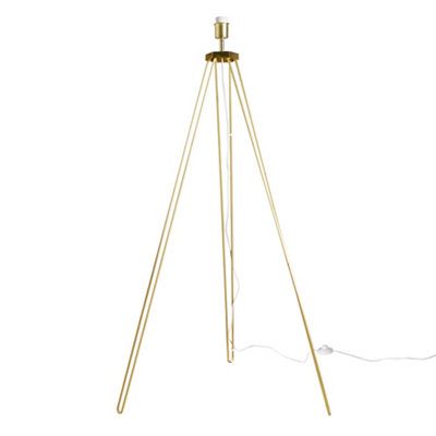 ValueLights Aero Modern Gold Hairpin Design Tripod Floor Lamp Base