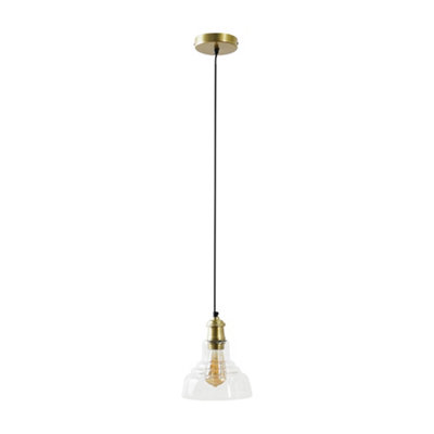 ValueLights Aurelian Antique Brass Ceiling Light Pendant