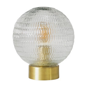 ValueLights Aurelian Antique Brass Table Lamp
