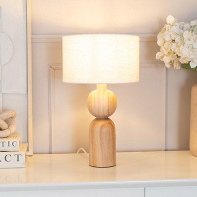 Fashion diy wooden table lamp