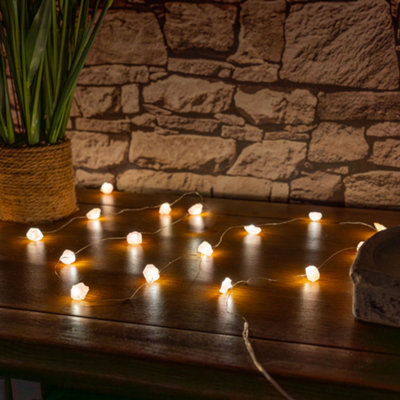 ValueLights Battery Operated Natural Crystal Wellness String Lights ...