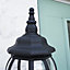 ValueLights Black Traditional Outdoor Security Lantern Wall Light