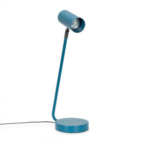 ValueLights Blue Integrated LED Reading Light Craft Task Desk Table Lamp