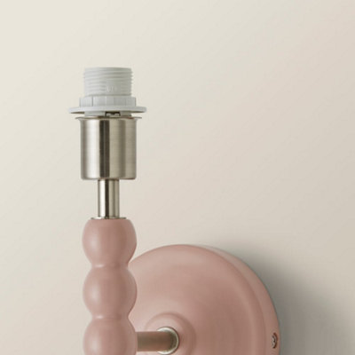 ValueLights Bobbin Rose Pink Wall Light Base