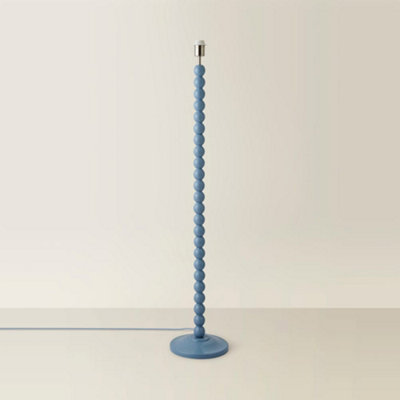 ValueLights Bobbles Powder Blue Bobbin Floor Lamp Base