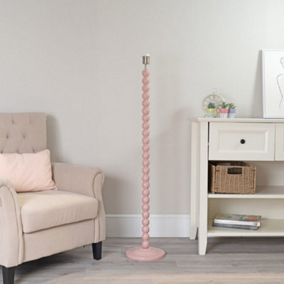 ValueLights Bobbles Rose Pink Bobbin Floor Lamp Base