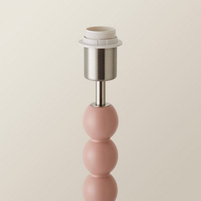 ValueLights Bobbles Rose Pink Bobbin Floor Lamp Base