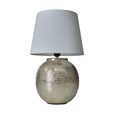 Brushed nickel hot sale table lamps