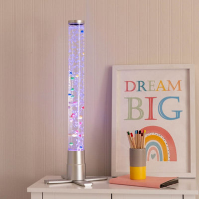 ValueLights Bubble Lamp Colour Changing Sensory Floor Lamp