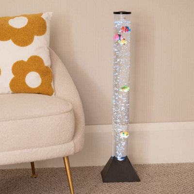 ValueLights Bubble Lamp Colour Changing Sensory Floor Lamp 80cm