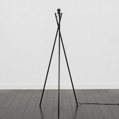 ValueLights Camden Black Tripod Floor Lamp Base