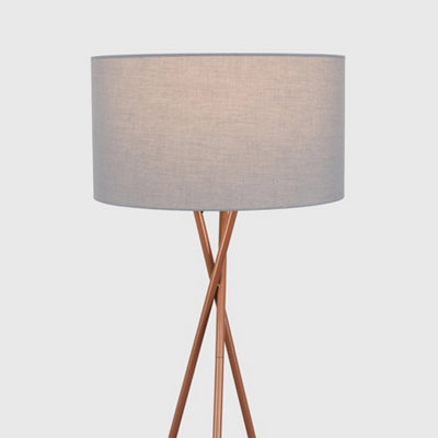 Camden copper deals tripod floor lamp