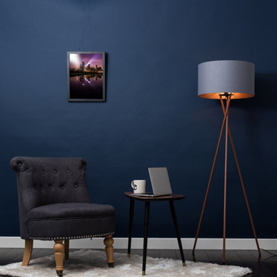 ValueLights Camden Copper Tripod Floor Lamp Base