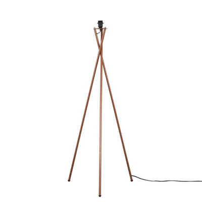 ValueLights Camden Copper Tripod Floor Lamp Base