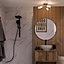 ValueLights Canya 3 Way Silver Bathroom Ceiling Light (Flush)