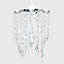 ValueLights Chandelier Design Ceiling Pendant Light Shade With Clear Acrylic Jewel Effect DropletS