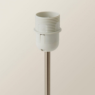 ValueLights Charles Brushed Chrome Table Lamp Base