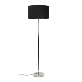 ValueLights Charles Silver Floor Lamp