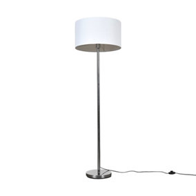 ValueLights Charles Silver Floor Lamp