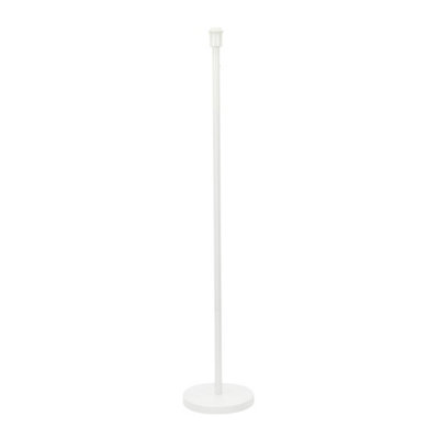ValueLights Charles White Metal Single Stem Floor Lamp Base