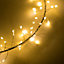 ValueLights Christmas Firecracker Hoop White Outdoor Wall Light