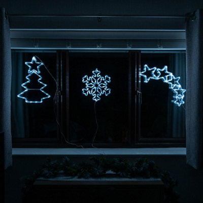 ValueLights Christmas Tree White Outdoor Decorative Light