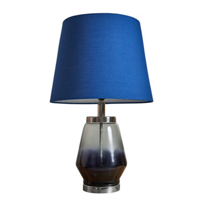 Lustre ombre deals glass table lamp