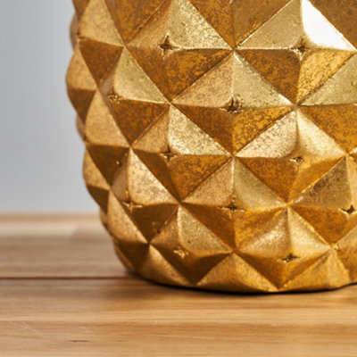 Gold pineapple on sale lamp base