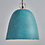 ValueLights Contemporary Speckled Green Dome Ceiling Pendant Light Fitting
