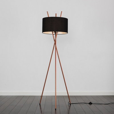 ValueLights Crawford Copper Floor Lamp