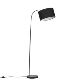 ValueLights Curva Grey Floor Lamp