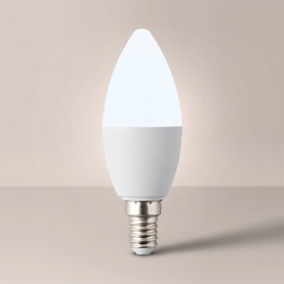 ValueLights E14 Pack of 4 5W Dimmable Candle Warm White LED Bulbs