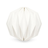 ValueLights Easy Fit White Origami Paper Fold Ceiling Light Shade