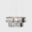 ValueLights Elegant 5 Way Tiered Chrome And Clear Crystal Ceiling Light Pendant Fitting