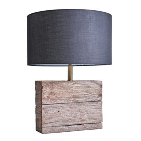 ValueLights Fable Wood Table Lamp