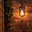 ValueLights Fanar Industrial Chrome Bathroom Wall Light