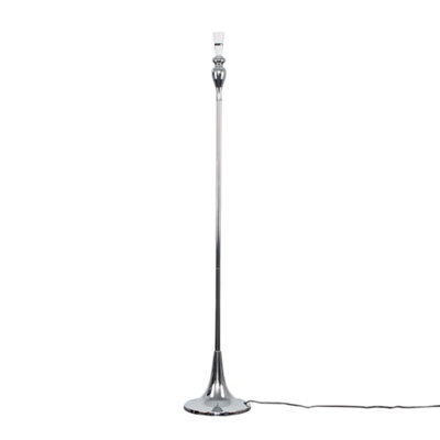 ValueLights Faulkner Modern Polished Chrome Spindle Design Floor Lamp Base
