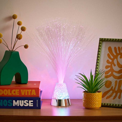 ValueLights Fibre Optic RGB Colour Changing LED Desk Table Lamp