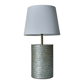 ValueLights Flemming Metal Table Lamp With Shade