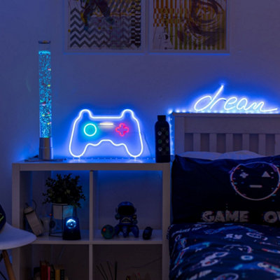 Fun Bright Gamer Game Controller LED Night Light newest Wall Decoration