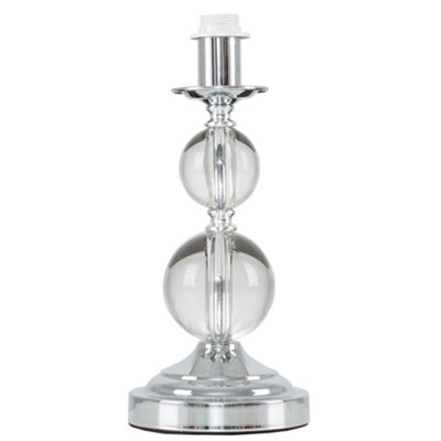 ValueLights Gatto Modern Polished Chrome and Acrylic Ball Touch Table ...