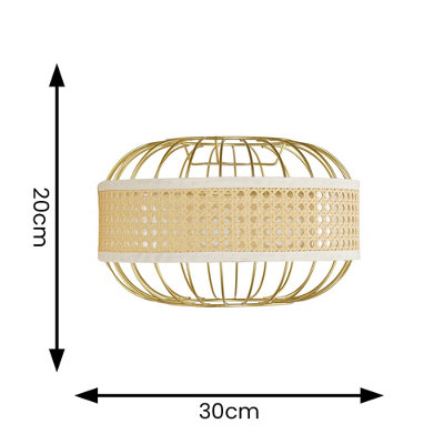 ValueLights Gold Ceiling Pendant Shade