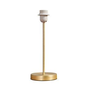 ValueLights Gold Stem Table Lamp Base