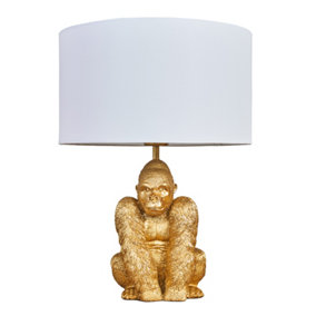 ValueLights Gorilla Gold Table Lamp